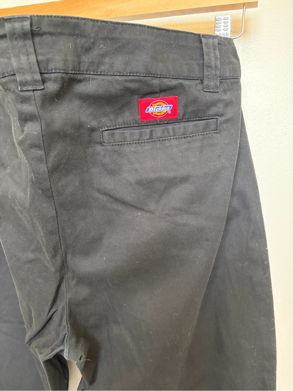Dickies Black Straight-Leg Work Chinos - Picture 3 of 6